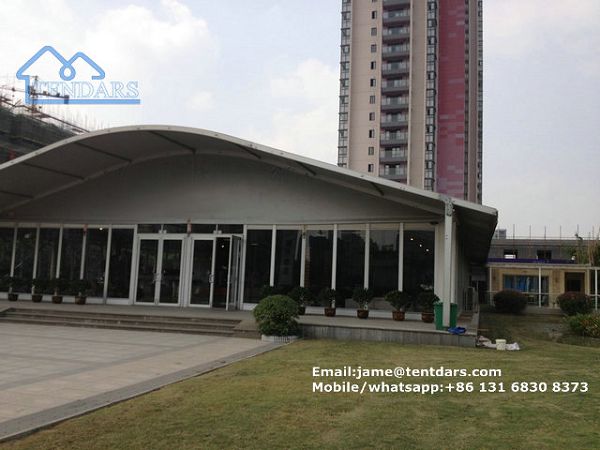 High Quality Aluminium Arch Roof Structure Arcum Clear Span Marquee Tent