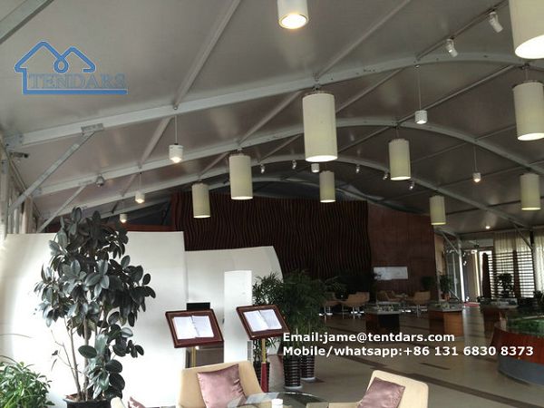 High Quality Aluminium Arch Roof Structure Arcum Clear Span Marquee Tent